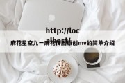 麻花星空九一麻花传剧原创mv的简单介绍